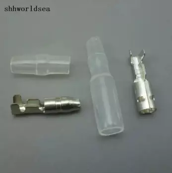 shhworldsea 100 комплектов DJ221 1-контактный/полосный автомобильный разъем, комплекты автомобильных электрических разъемов для электромобиля и т. д.