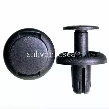 Shhworldsea 100 шт. 07147401727 8 мм новая крышка двигателя хлопковая клипса в форме листа автомобильные аксессуары пластиковые клипсы Fatener для BMW