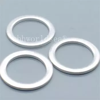 Shhworldsea 100 шт. 18 мм шайбы для моторного масла дренажная пробка прокладки кольца для Toyota Lexus алюминий 90430-18008 автомобильные аксессуары
