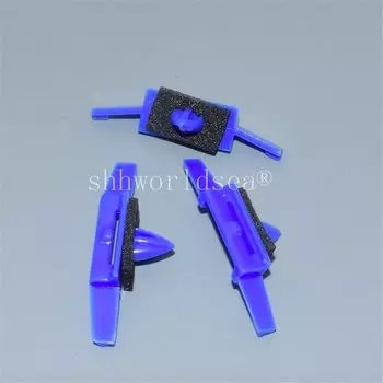 Shhworldsea 100 шт. 7 мм нейлоновый синий капельный молдинг зажим автомобильная пластиковая застежка заклепка зажим для Honda 91528-S01-A01 91528S01A01