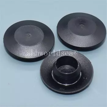 Shhworldsea 100 шт. полиэтиленовые черные заглушки для заподлицо автомобильный пластиковый зажим для крепления Automontive Cip