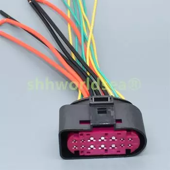 shhworldsea 14-контактный 1J 0973737 1J 0973837 1,5 мм 3,5 мм водонепроницаемый автоматический разъем для лампы для Audi BMW VW