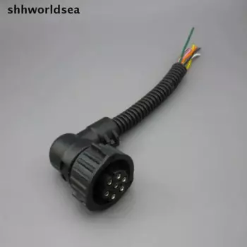 Shhworldsea 15 шт. 7-контактный автомобильный разъем для dongfeng tianlong kam day для mercedes-benz ACTROS taillight assembly auto plug socket
