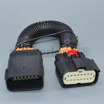 Shhworldsea 16-контактный разъем для фар «папа-мама» для Ford Focus Mondeo EDGE 33482-1601 33472-1740