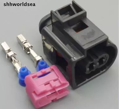 Shhworldsea 1 компл. 2-контактный 3,5 мм электрический автоматический кабельный разъем для VW Passat Golf A3 A4 A6 звуковой разъем 4D 0971992 4D0 971 992