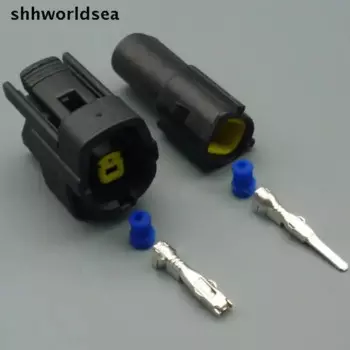 Shhworldsea 1-контактный разъем 1,8 мм, женская и мужская часть 174877 -2 АМПС-0- 0174877 -2 CA9314-000 автоматический водонепроницаемый кабельный разъем