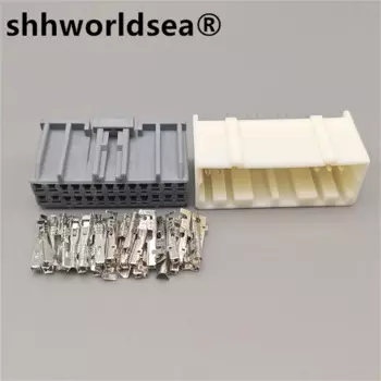 Shhworldsea 26pin для Honda, автоматическая вилка электрического кабеля, автомобильный жгут проводов, незапечатанный разъем 917992 -6