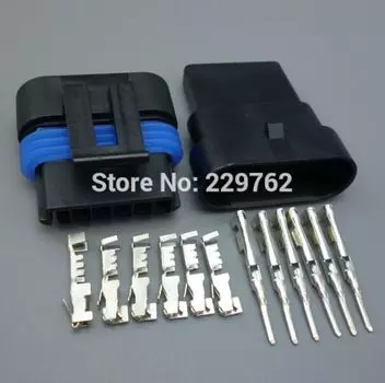 Shhworldsea 2/100 комплектов 150,2 герметичный 1,5 мм 6 контактов для плоской педали акселератора автомобильный разъем 12066317 12162261