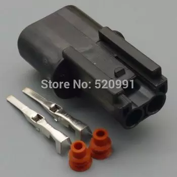 Shhworldsea 2-контактный 2,3 мм-контактный женский и мужской датчик противотуманной фары, автоматический разъем для Mitsubishi Souast PB621-02020 PB625-0202