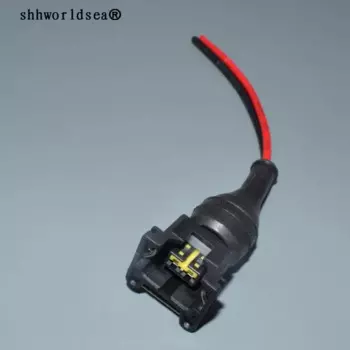 Shhworldsea 2-контактный 3,5 мм женский и мужской автомобильный разъем двигателя масляная автомобильная вилка