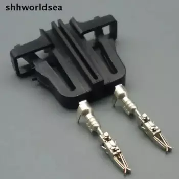 Shhworldsea 2-контактный автомобильный разъем, автоматическая вилка с индексом света с терминалом, 2P разъем автоматической дверной лампы для Audi VW и т. д. 3B 0972702
