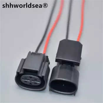 Shhworldsea 2-контактный автомобильный разъем 6,3 мм «папа-мама» 1897213 -2 1897214 -1 с проводом 15 см.