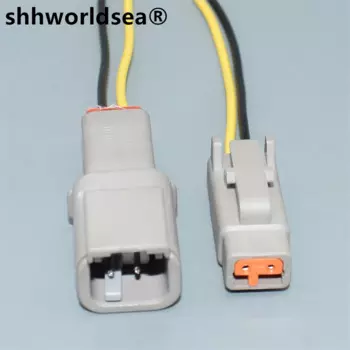 Shhworldsea 2-контактный разъем 1,0 мм, водонепроницаемый электрический входной разъем датчика температуры воздуха DTM06-2S DTM04-2P AMT04-2P