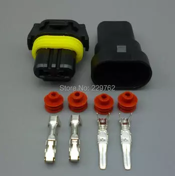 Shhworldsea 2 набора 2 контакта 9005 HB3 гнездовые штекерные разъемы для автомобильных разъемов гнездовой адаптер соединительная головка HB3