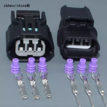 Shhworldsea 3-контактный 1,2 мм автомобильный разъем 6189-0887 6188-4739 (средний слот) (1,0) мужской и женский разъем для ремонта жгута проводов HX 040