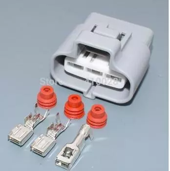 Shhworldsea 3-контактный 4,8 мм 6189-0165 6188-0129 автомобильный электрический вентилятор разъем для Toyota Carola Corolla Camry