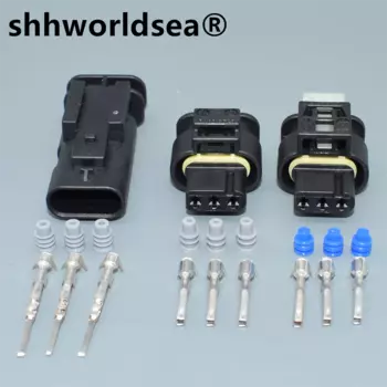Shhworldsea 3-контактный электрический автомобильный разъем 1,2 мм 3C 0973203 Для VW 3C0 973 203 872-858-541 7615490 -03