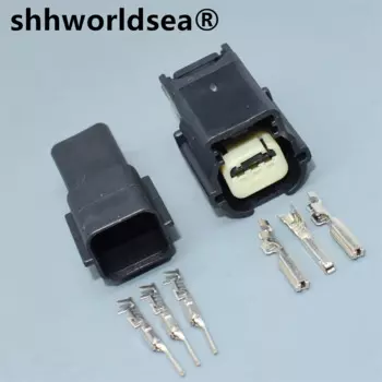 Shhworldsea 3-контактный автоматический разъем для Ford Buick 31404-3110 31404-3700 13394368 Автомобильный реверсивный радар, кабельная розетка