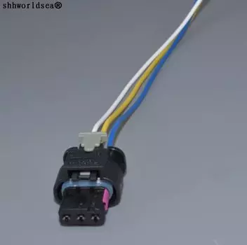Shhworldsea 3-контактный/способ PDC датчик парковки, разъем, разъем для AUDI VW SKODA 3C 0973203 4H 0973703 4F 0973703