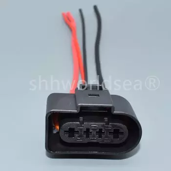 Shhworldsea 4-контактный 3,5/6,3 гнездовой разъем топливного насоса, автоматический разъем 1J0 919 231 для A6 S6 C5 Allroad Beetle 1J 0919231