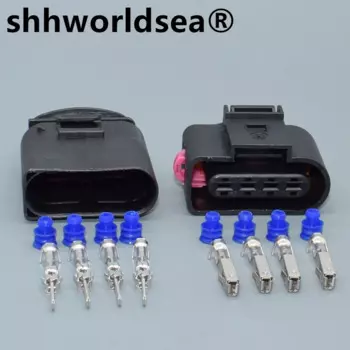 Shhworldsea 4-контактный гнездовой автомобильный водонепроницаемый разъем катушки зажигания жгут проводов вилка 8K 0973724 Для Audi A4 A6 VW Golf Passa