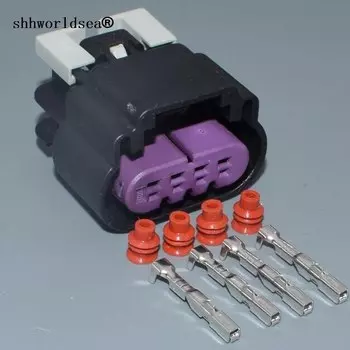 Shhworldsea 4 pin 1,5 мм Автомобильный корпус пластиковый штекер жгут проводов водонепроницаемый разъем Гнездовой штекер 15466325