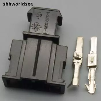 Shhworldsea 5/30/100 комплектов 3,5 мм 2-контактный штекер автомобильной вилки 191 972 712