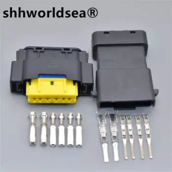 Shhworldsea 6-контактный автоматический разъем бензонасоса, разъем кабеля лампы фар для Peugeot Citroen 902970 -00