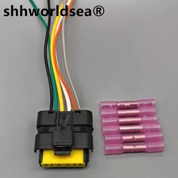 Shhworldsea 6-контактный разъем педали акселератора для Citroen Peugeot Renault 211PL069S0049 211PC069S0049