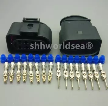 shhworldsea 8-контактный 3,5 мм 8D 0973834 8D 0973734 Автоматический разъем 8D0 973 834 8D0 973 734 Радарный фонарь Гнездо для VW Audi