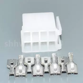 Shhworldsea 8-контактный 6,3-мм автомобильный экскаватор, кулисный переключатель, куртка, жгут проводов, розетка, автоматический разъем, вилка кабеля для грузовика DJ7086-6.3-21