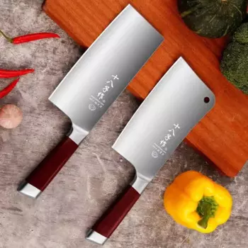 Shibazi китайский Мясницкий кухонный нож из нержавеющей стали поварские ножи Nikiri ножи для рыбы мяса овощей столовые приборы инструменты для нарезки