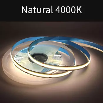 SHICUO COB светодиодная лента 12В белая 8мм