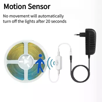 SHICUO LED лента с датчиком движения 110-240V