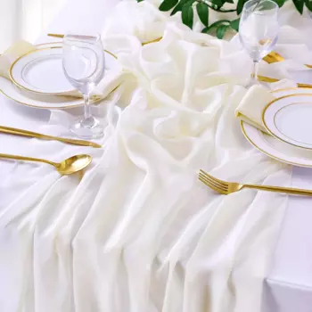 Шифоновая скатерть для стола, 30*300 см