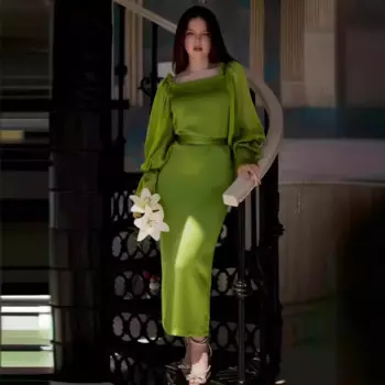 Шифоновые платья с завязкой на талии Mori