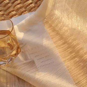 Шифоновые шторы MAKEHOME просвечивающиеся 1-40%