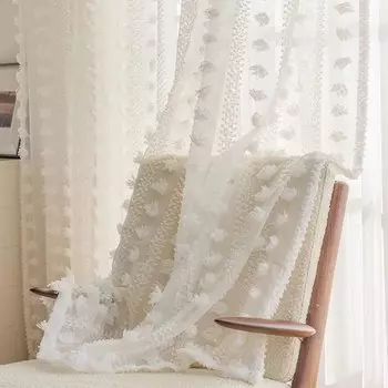 Шифоновые тюлевые занавески тияна японский стиль