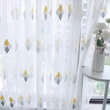 Шифоновые занавески glsue, просвечивающиеся