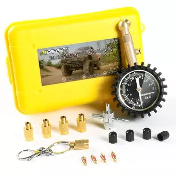 Шинный манометр 75PSI ATsafepro 4 в 1, дефляторы воздуха в шинах с манометром, профессиональные дефляторы клапанов, быстрая дефляция шин