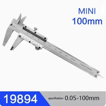 SHINWA мини штангенциркуль с нониусом для измерения наружной внутренней глубины и зазора 19892 19894 1 шт.