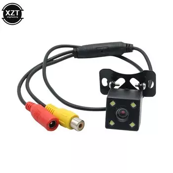 Широкоугольная HD Автомобильная камера заднего вида, видеокамера заднего вида, Автомобильная камера заднего вида, камера заднего вида 12 светодиодный, камера ночного видения для парковки