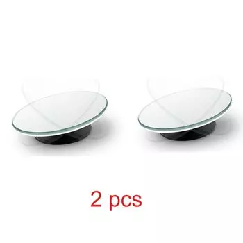 Широкоугольное круглое выпуклое зеркало для слепых зон автомобиля, боковое зеркало заднего вида, маленькое круглое зеркало, 360