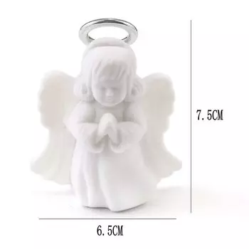 Шкатулка для драгоценностей QIAO белая бархатная