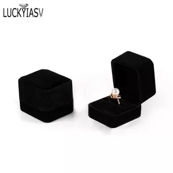 Шкатулка для колец Luckyiasv из бархата
