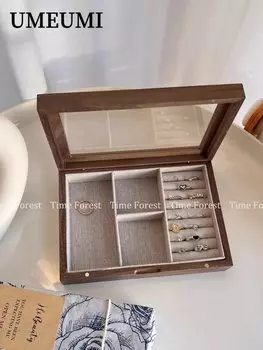 Шкатулка для украшений из ореха