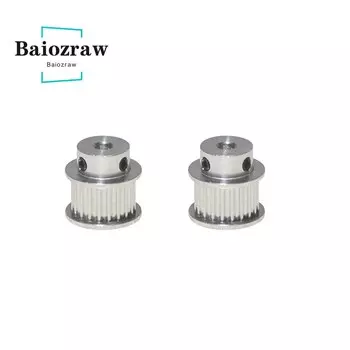 Шкив для 3D-принтера, алюминиевый шкив GT3 с 20 зубцами, отверстие 5/6/6, 35/8 мм, шкив подходит для ремня шириной 6 мм, 10 мм, GT3 20 T