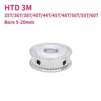 Шкив ГРМ HTD 3M 35T/36T/38T/40T/44T/45T/48T/50T/55T/60