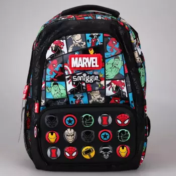 Школьный рюкзак Marvel Smiggle для мальчиков с супергероями рюкзак Железный человек Человек-паук для студентов 6-12 лет легкий рюкзак для снижения нагрузки