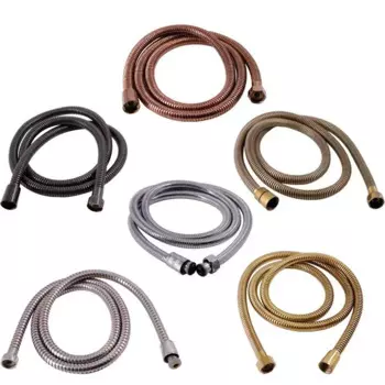 Ту Chiu гибкий душевой шланг из нержавеющей стали серый 1,5 м